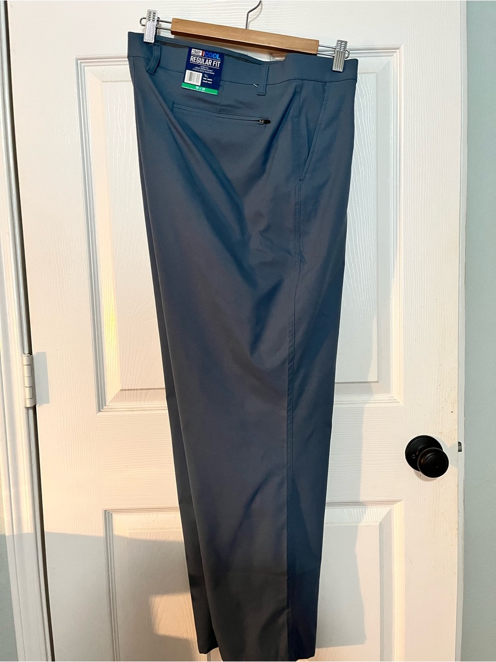 32 Degrees Cool Regular Fit Men's Dress Pants - Slate Blue, 38x29
